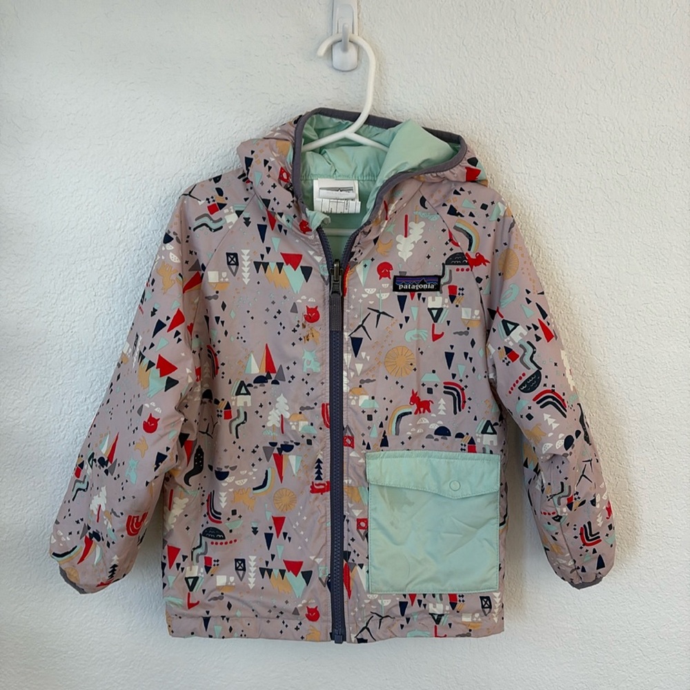 Patagonia insulated reversible hoodie - 4T